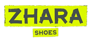 Un logotipo para una zapatería llamada Zhara Shoes.