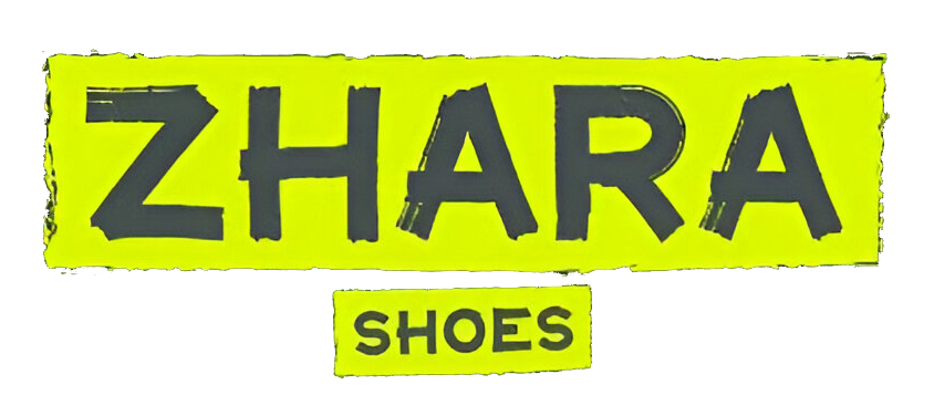 Un logotipo para una zapatería llamada Zhara Shoes.