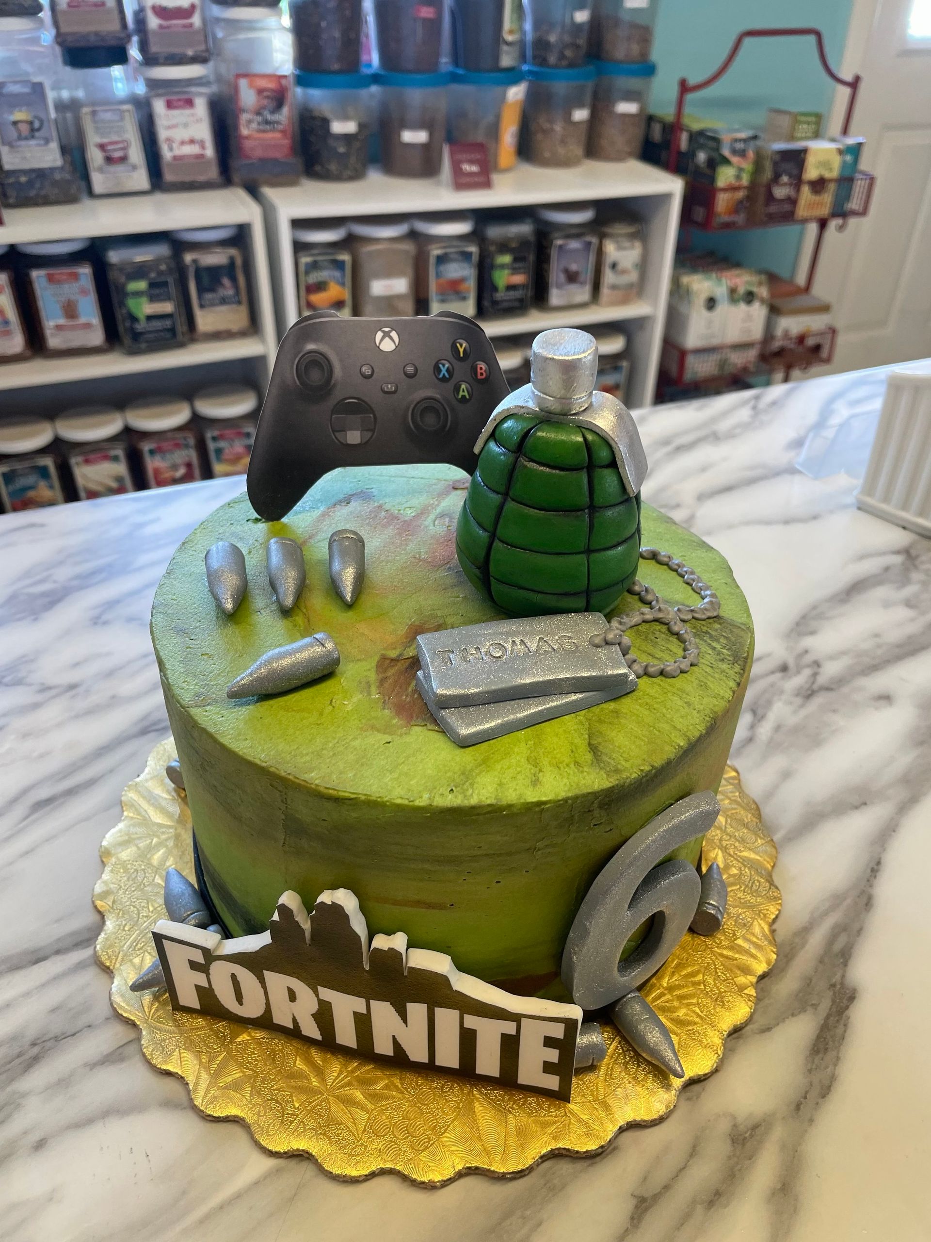 call of duty themed birthday cake
