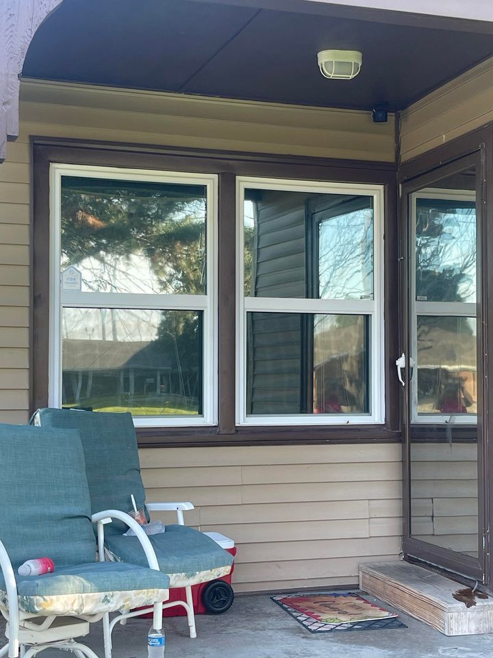A Porch with Two Chairs and A Cooler on It | Wichita, KS | ICT Pros Window