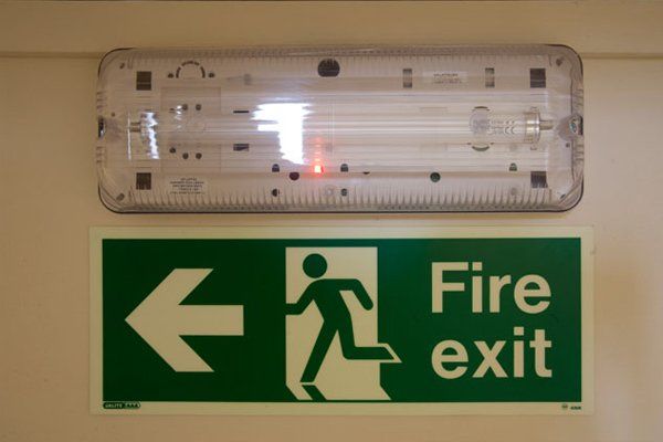 Fire exit signs
