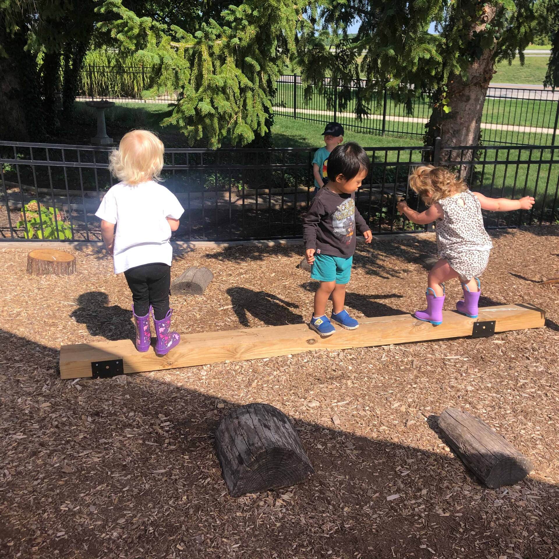 Kids playing outside