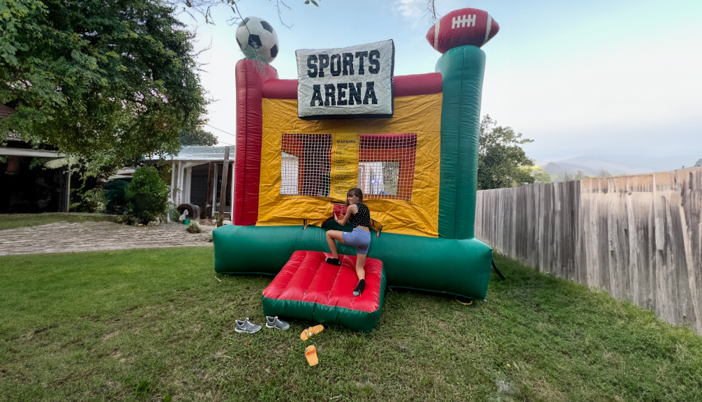 Things can get pretty competitive in the sports arena — Clermont, FL — Bouncin’ Back Party Rental