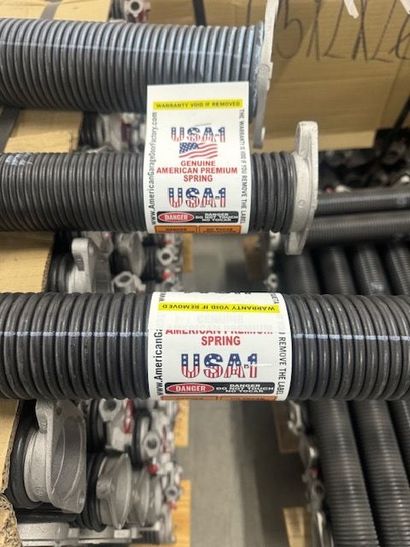 Made in USA garage door torsion springs used for installations