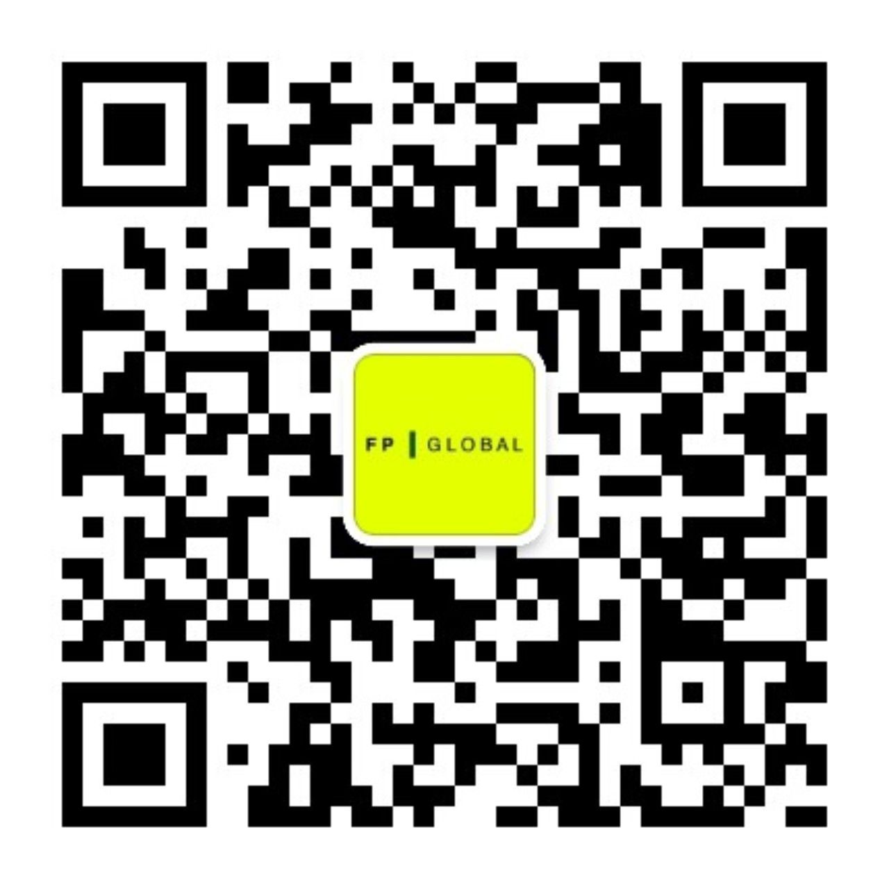 QR Code for FP Global's Official WeChat account
