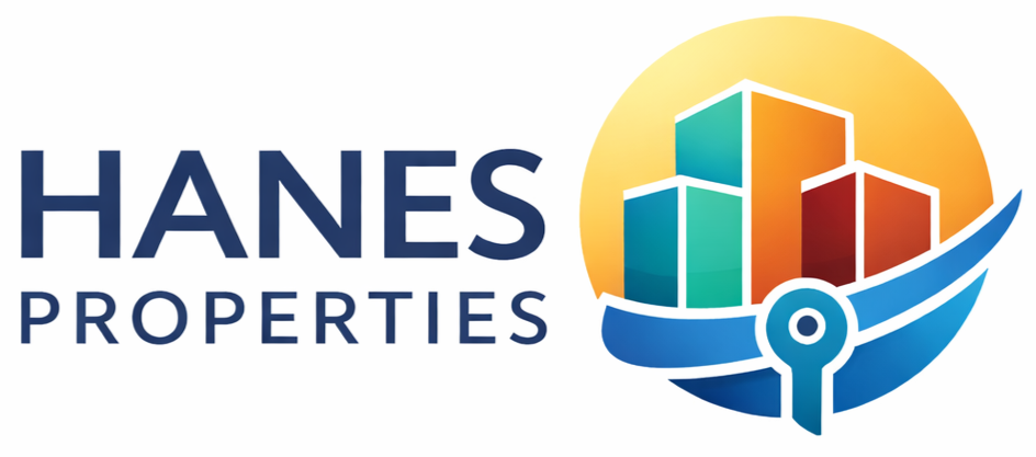 Hanes Properties Logo - White - Click to return to the homepage