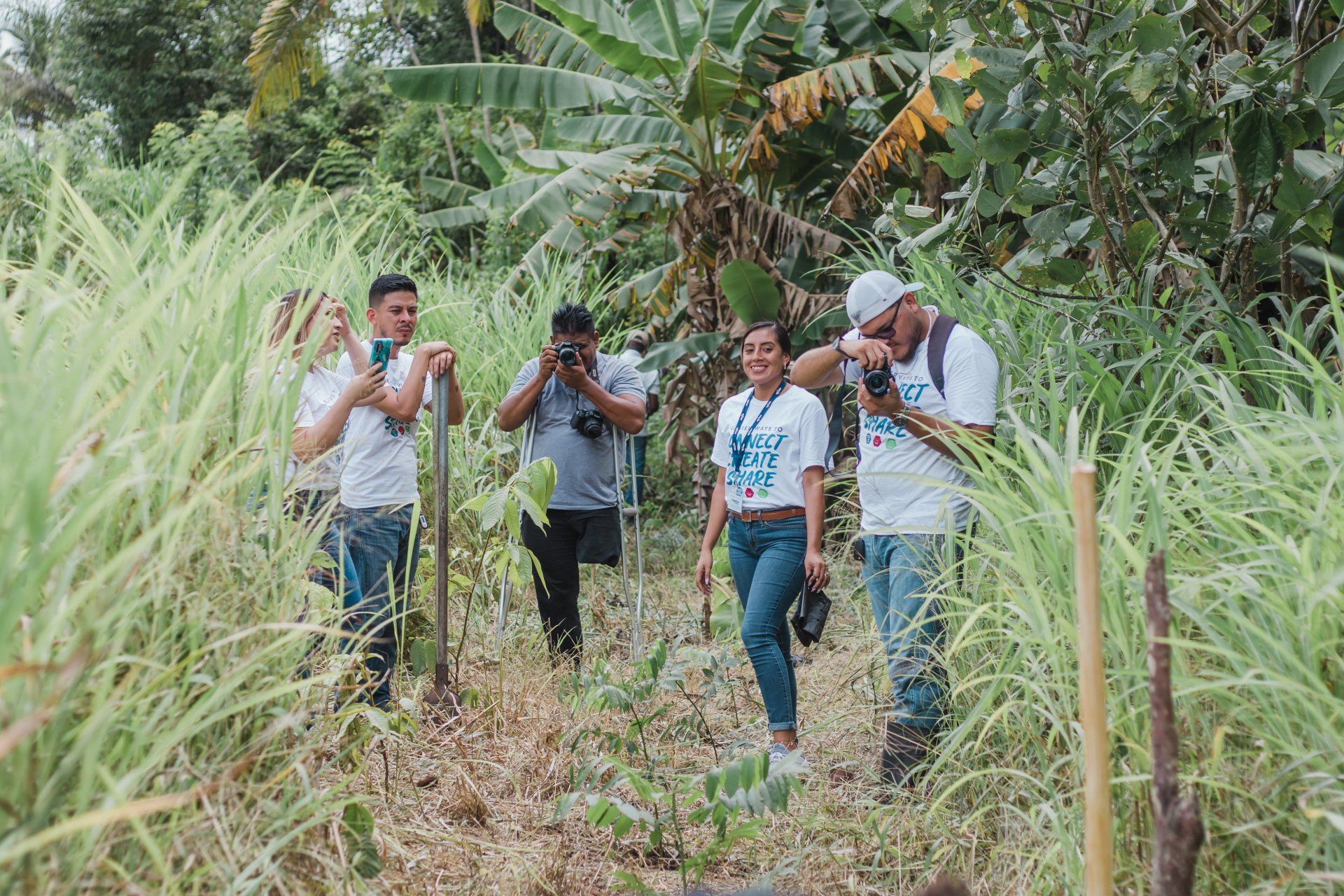 Central Tv team planting