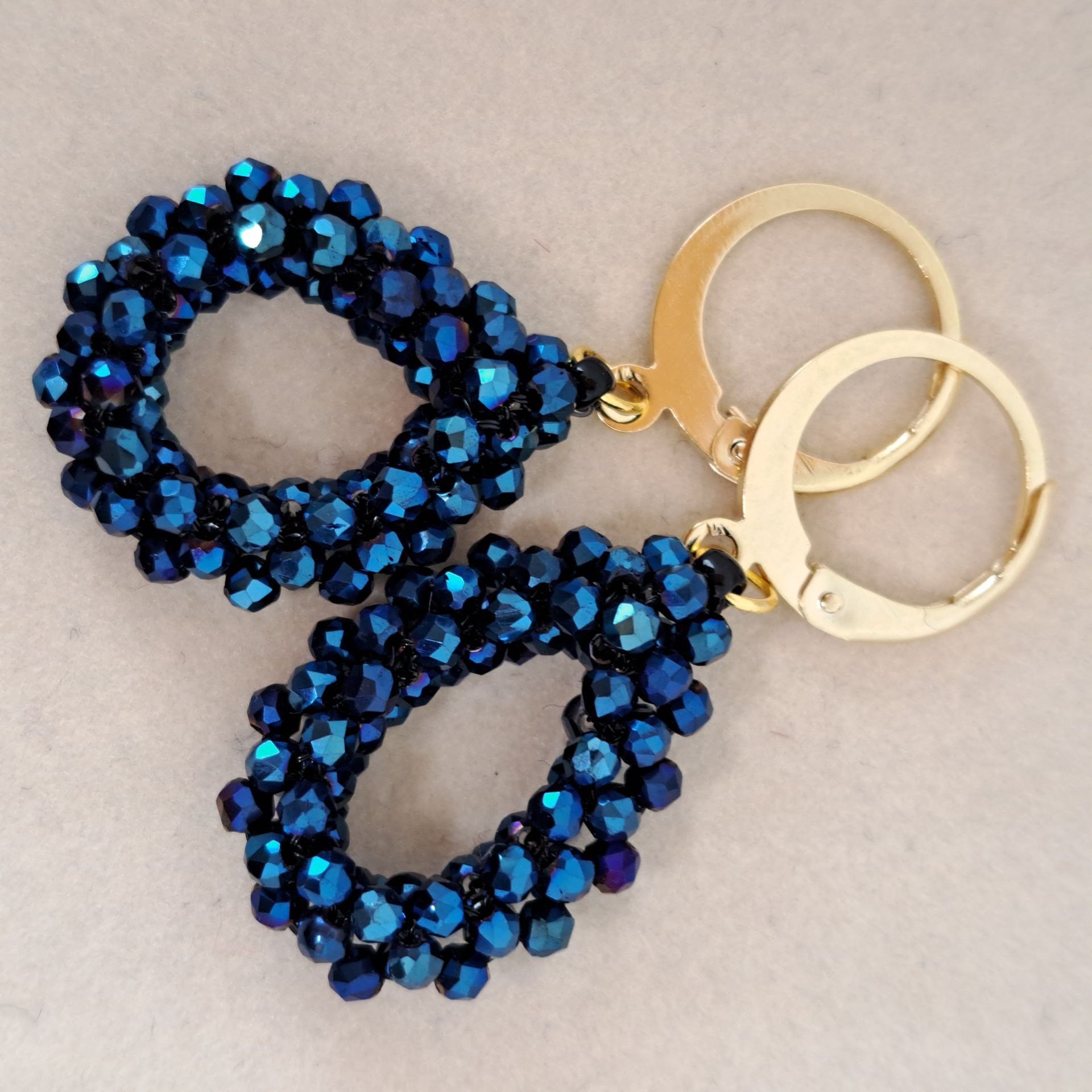 D2 212 Oorbellen blauw