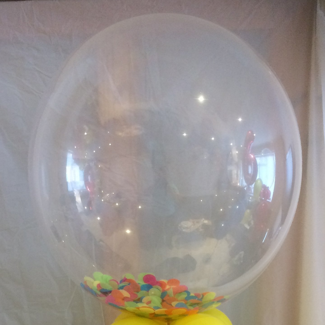 20 Clear Deco Bubble Balloon