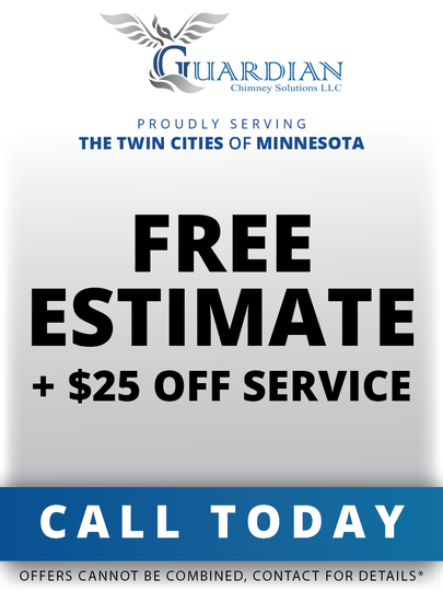 A sign that says free estimate and $ 25 off service