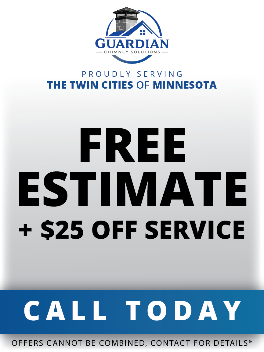 A sign that says free estimate and $ 25 off service