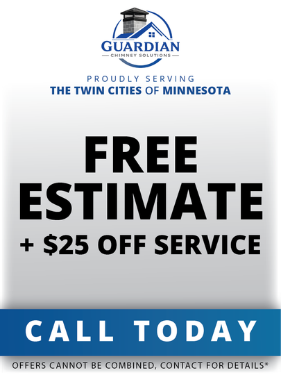 A sign that says free estimate and $ 25 off service