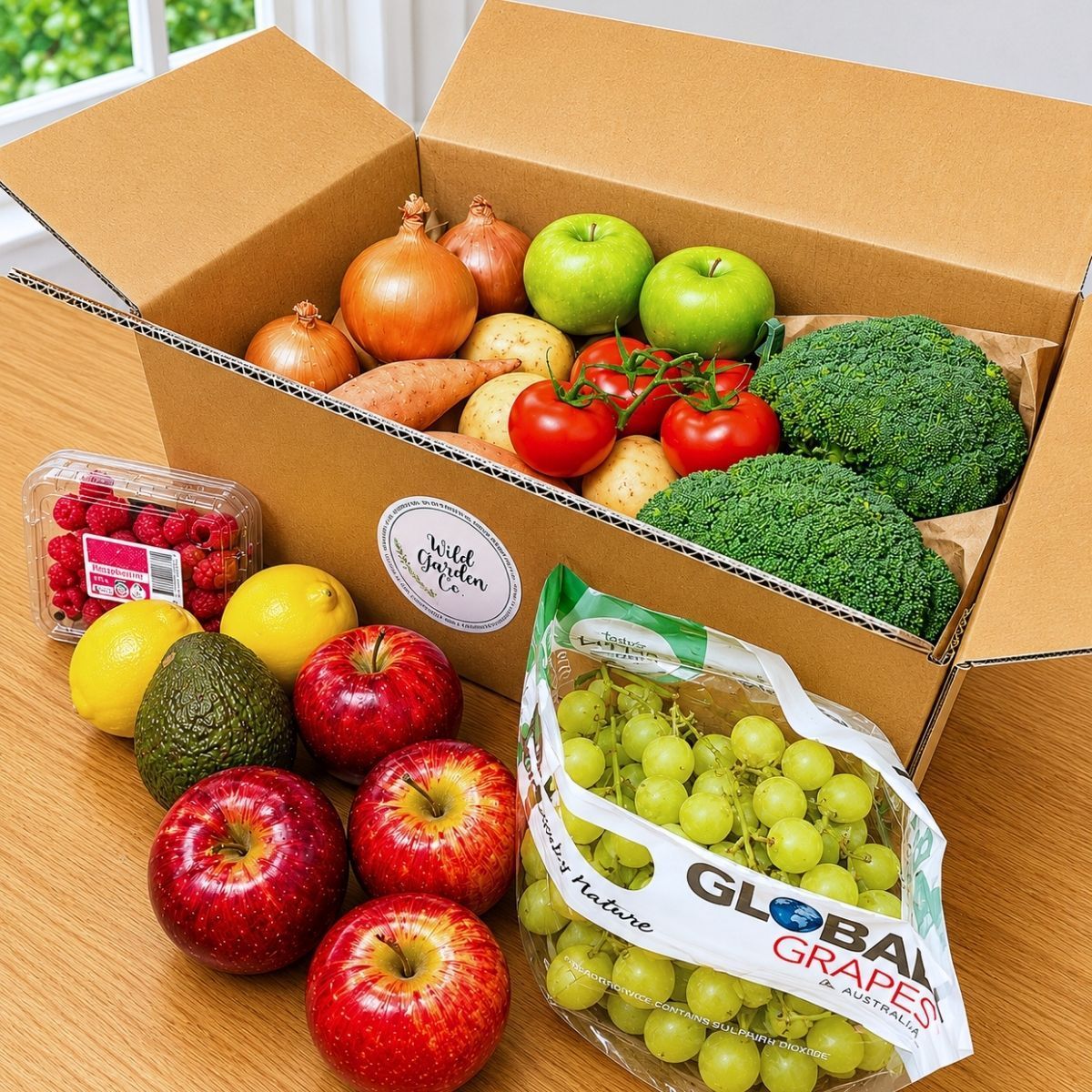 FRUIT & VEGETABLE BOX MEDIUM + FREE DELIVERY
