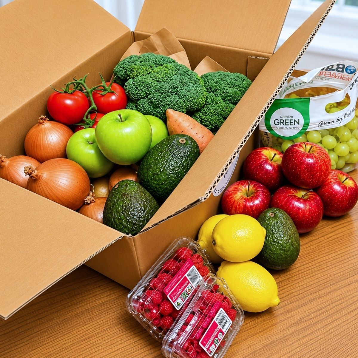 FRUIT & VEGETABLE BOX LARGE + FREE DELIVERY