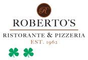 The logo for roberto 's ristorante & pizzeria est . 1962