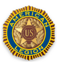 A badge that says american legion on it