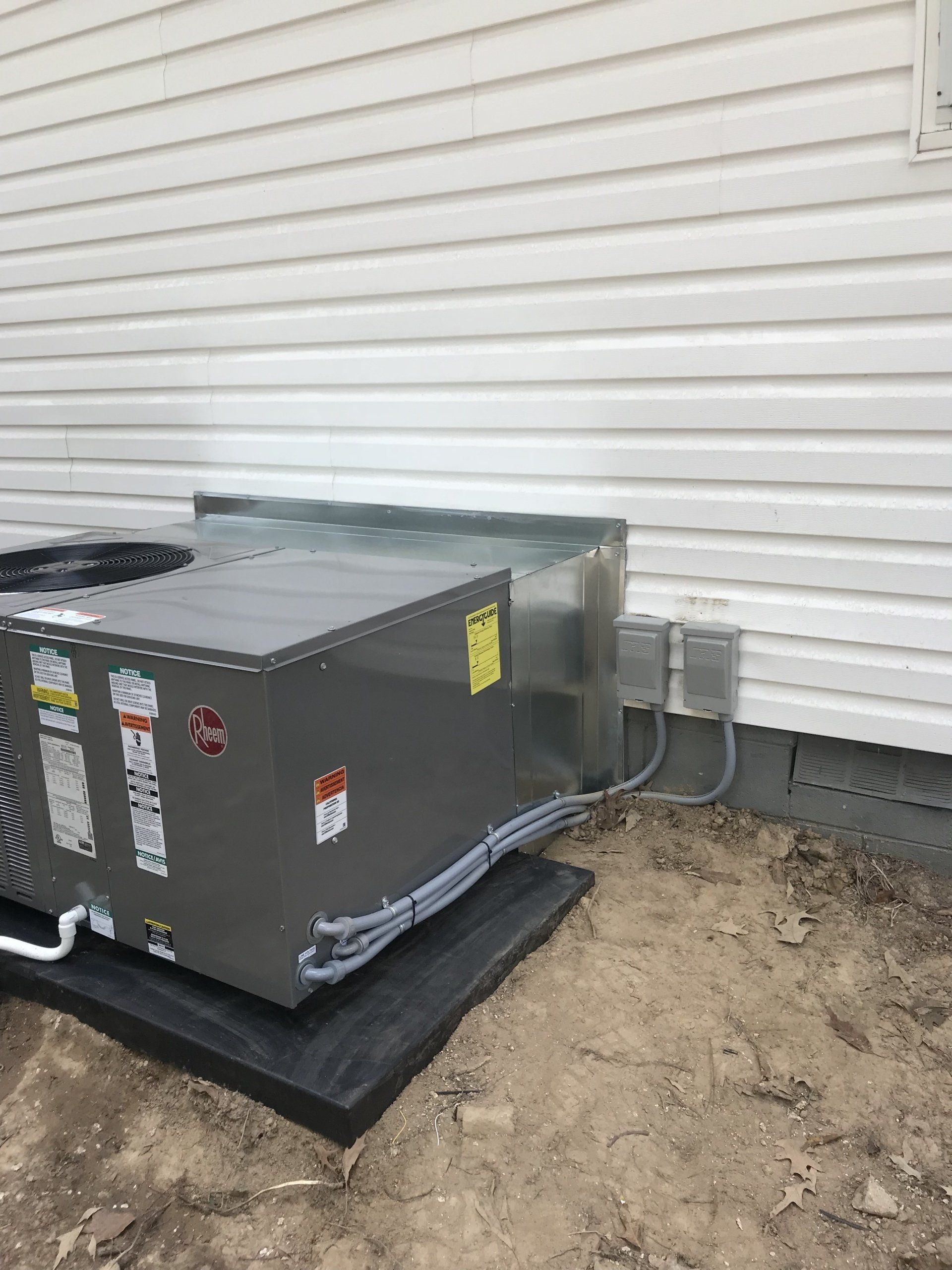 HVAC Remodel — Brand New Remodeled Air Conditioner In Decatur,  AL