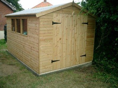 double door shed 12