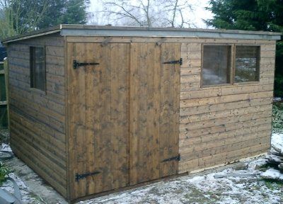 double door shed 14