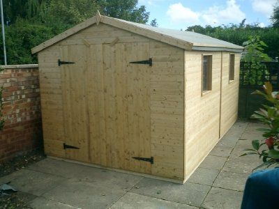 double door shed 17