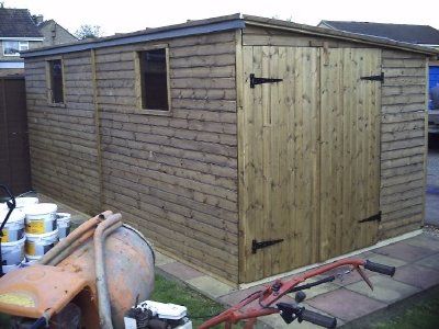 double door shed 21