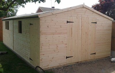 double door shed 33