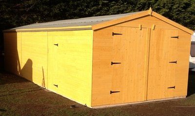 double door shed 36
