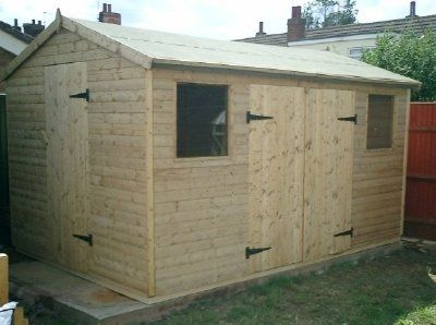 double door shed 8