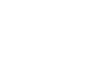 A blue and white logo for stadium house