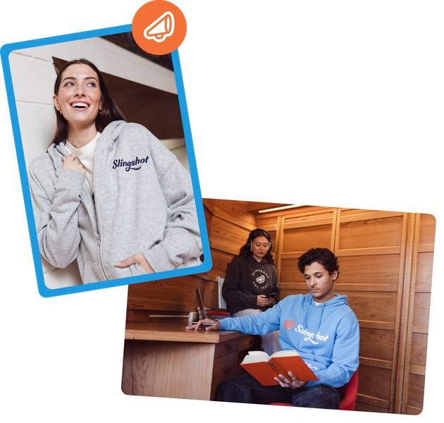 a woman in a slingshot shirt sits on the floor