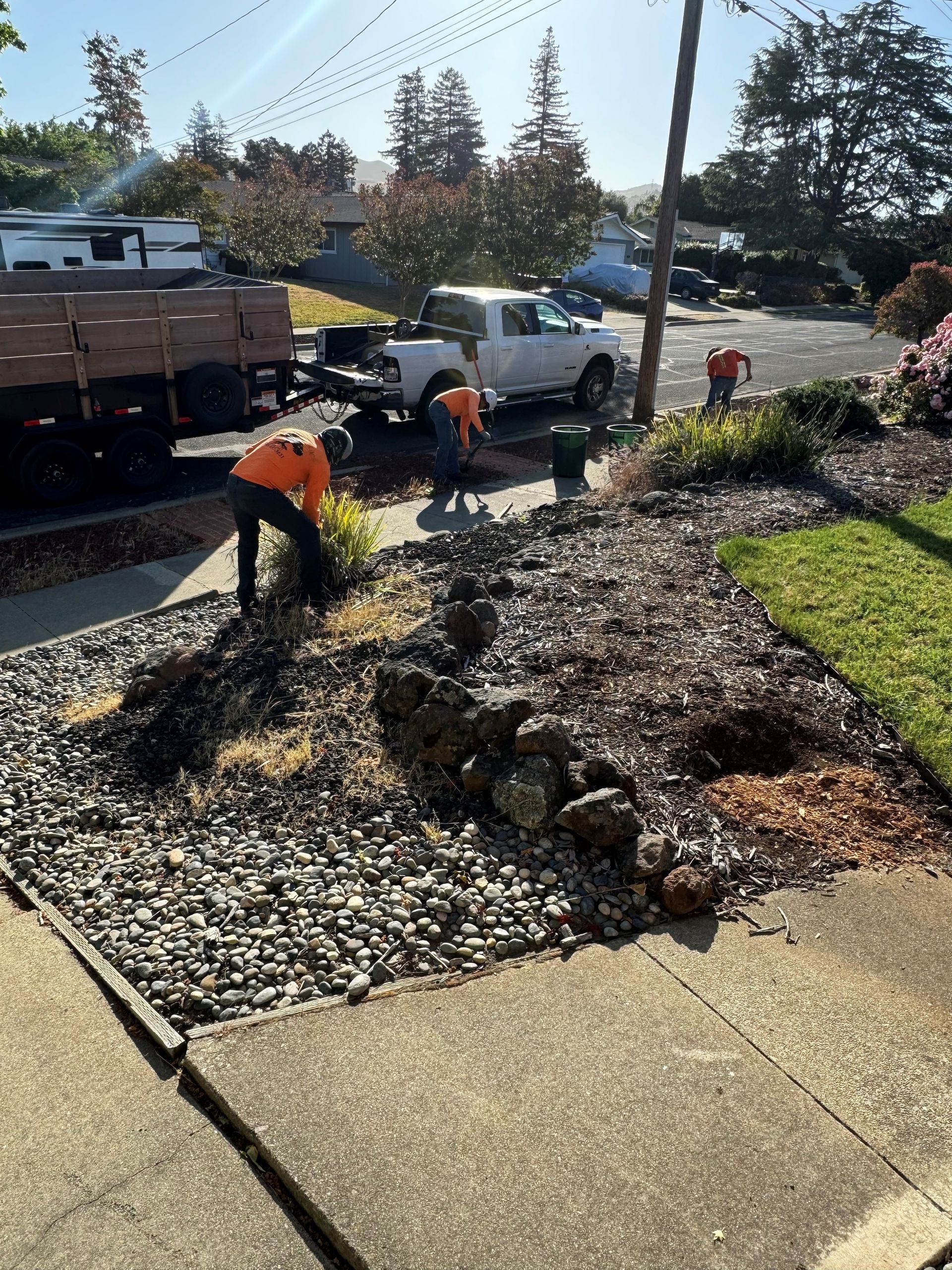 Excavator Scooping Dirt — Concord, California — Atlas Tree Service, Inc.