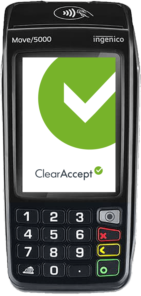 a cell phone with a green check mark on the screen .