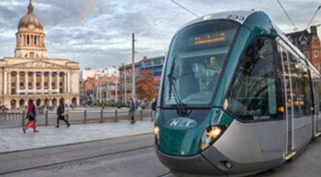 Trams Nottinghamshire