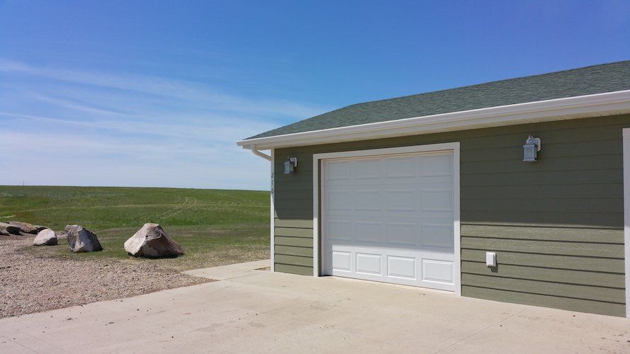 View of a garage