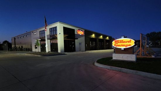 Our new building at Willard Garage in Waukee, IA