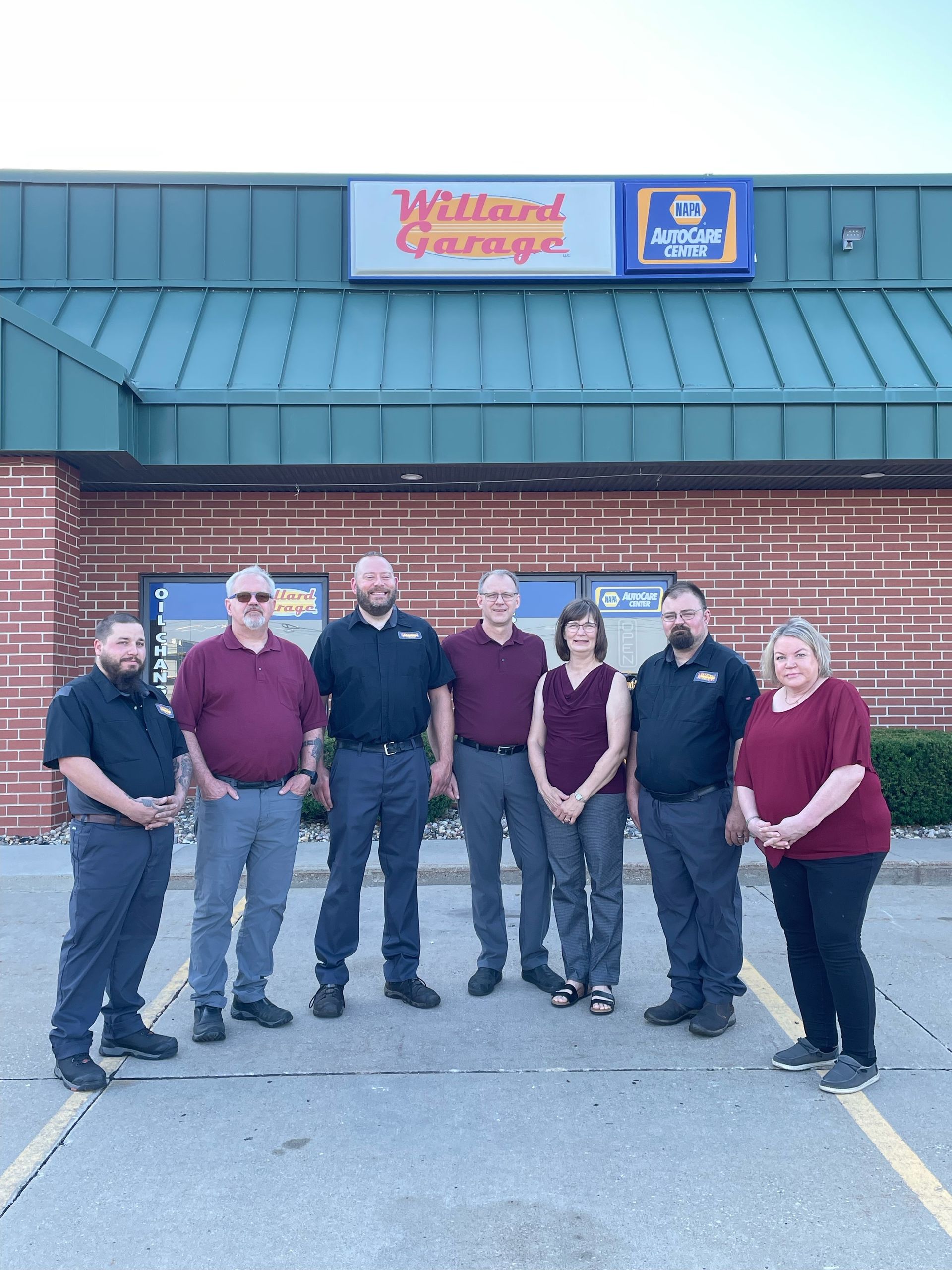 Or team at  Willard Garage in Waukee, IA