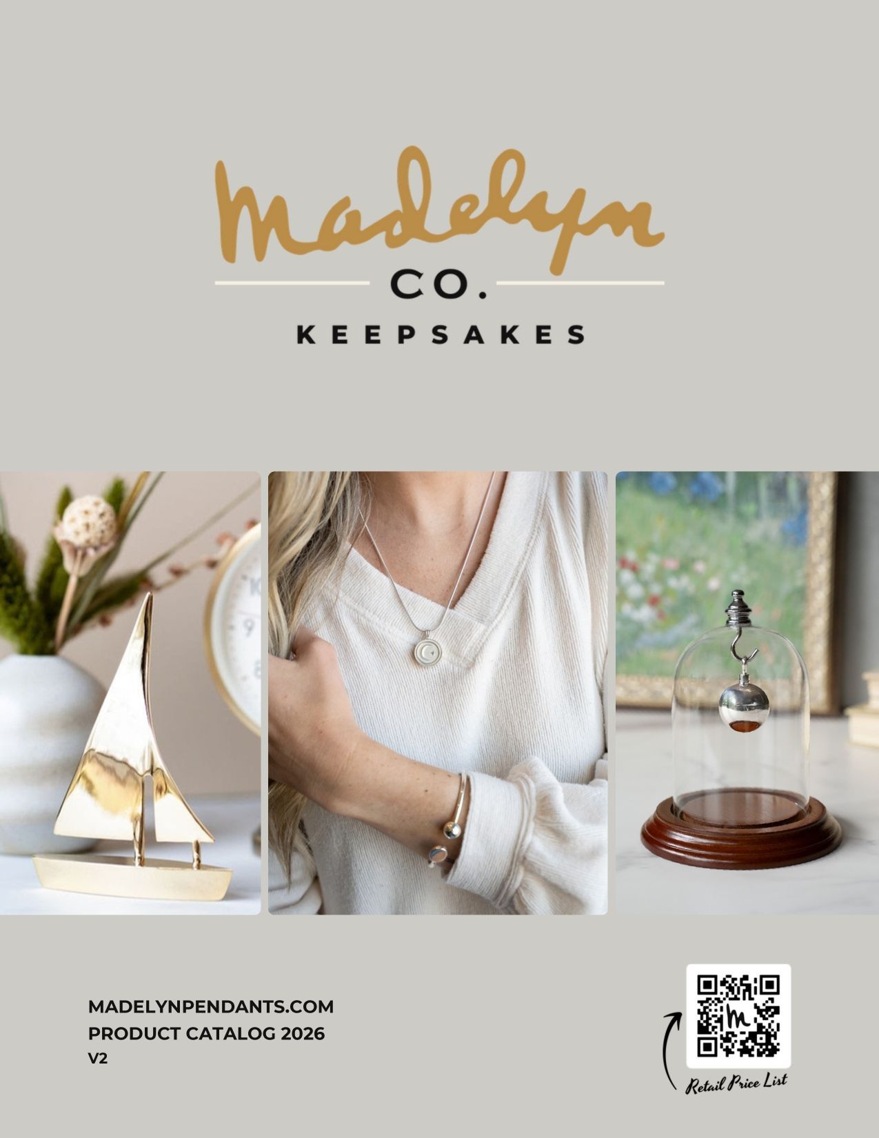 a necklace and earring set from madelyn co.