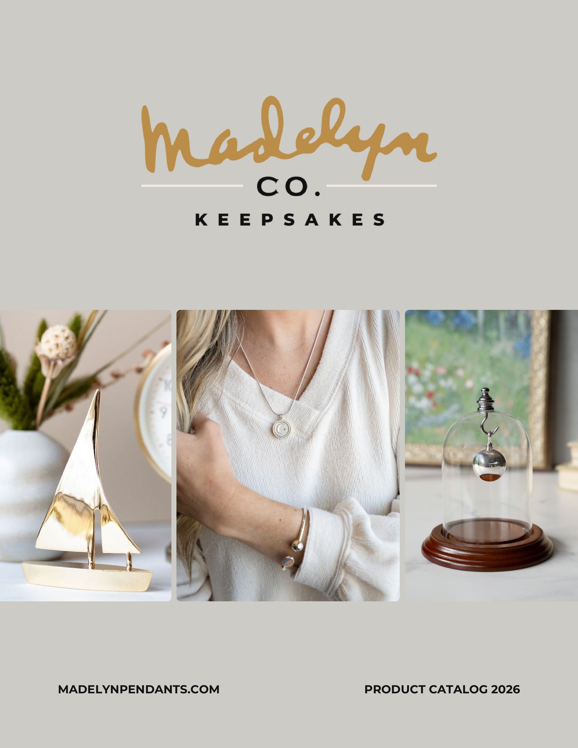 a necklace and earring set from madelyn co.