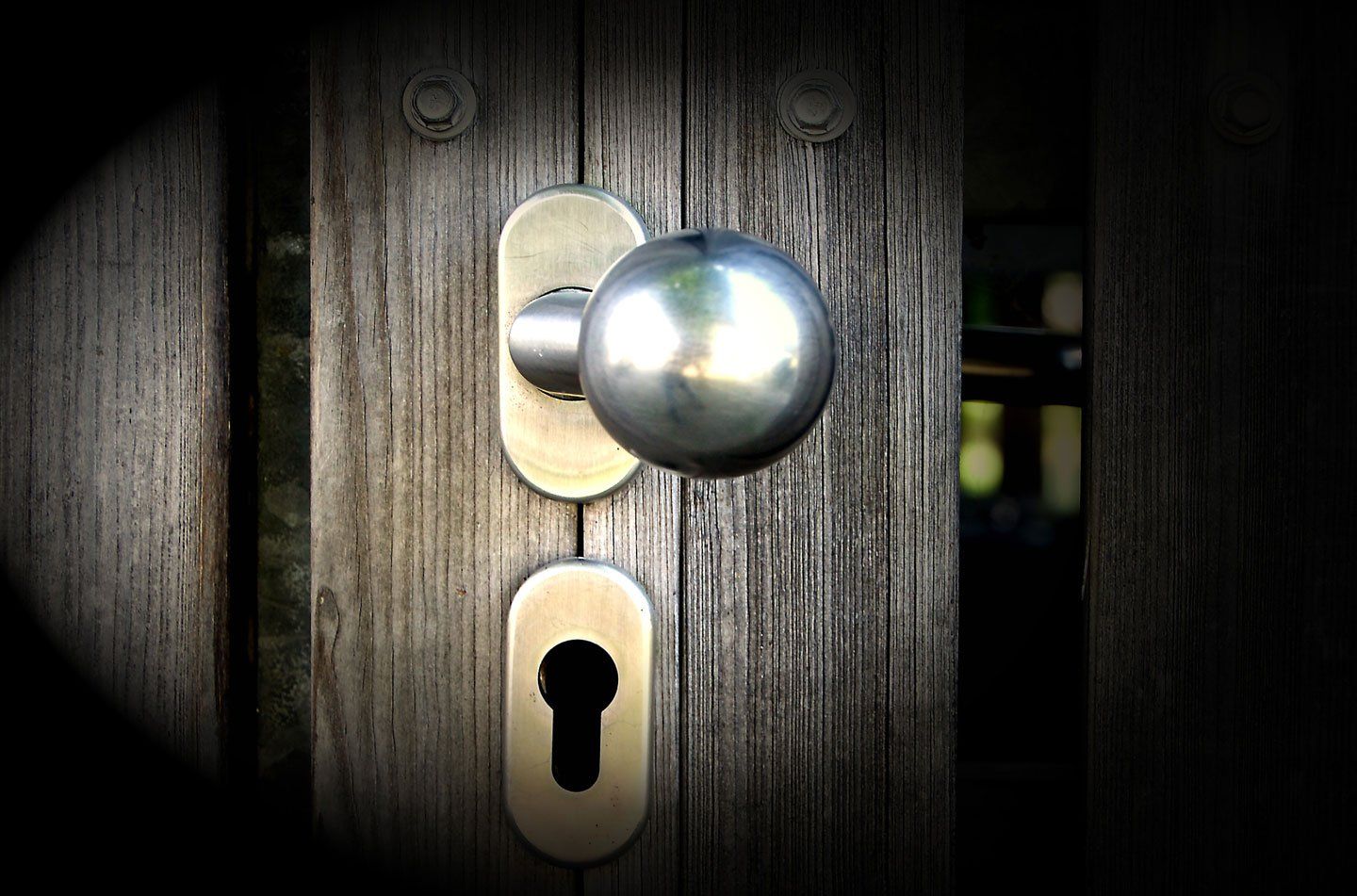 door with keyhole