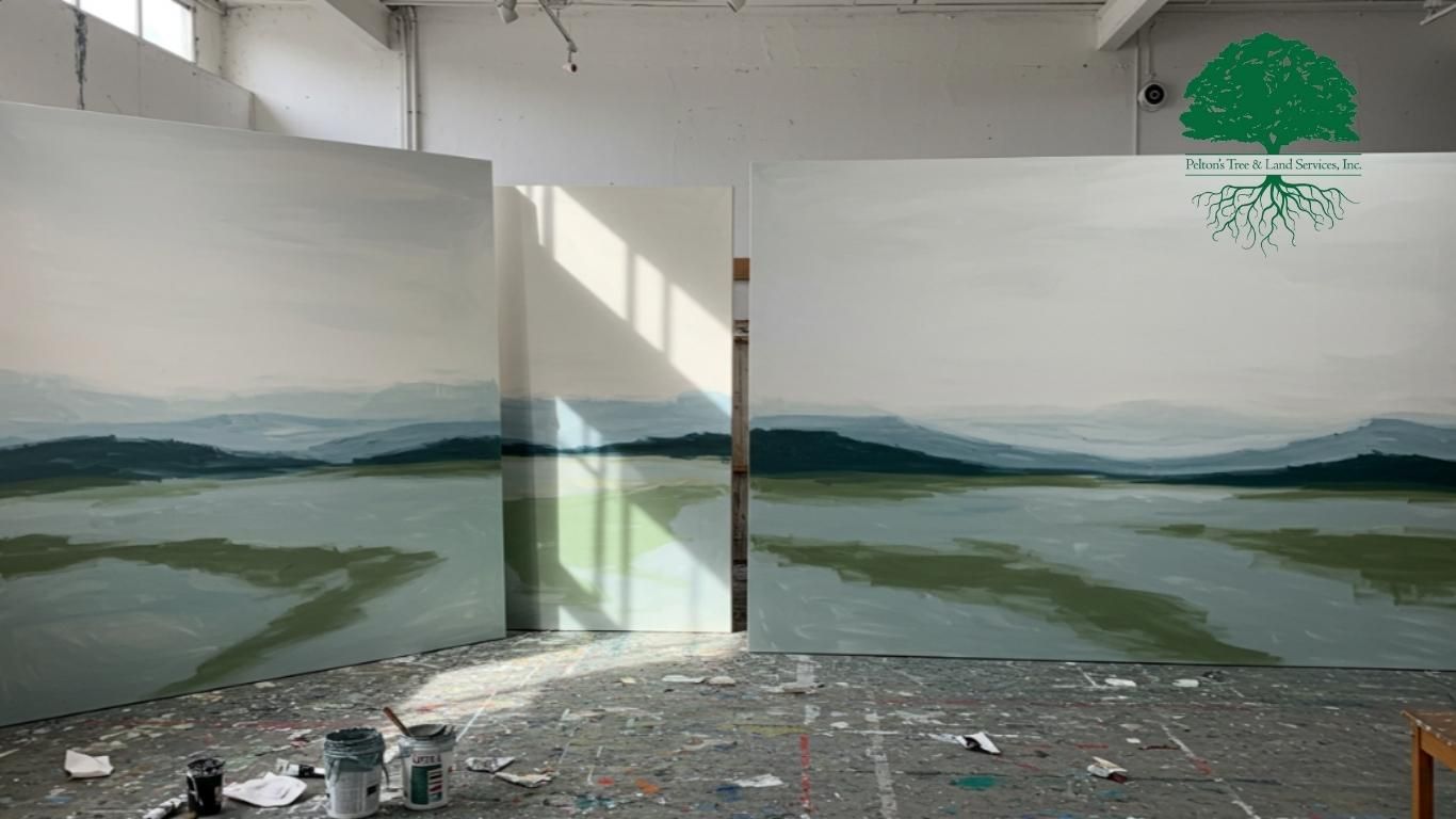 Blank Painted Scenes of the American Landscape | Gautier MS