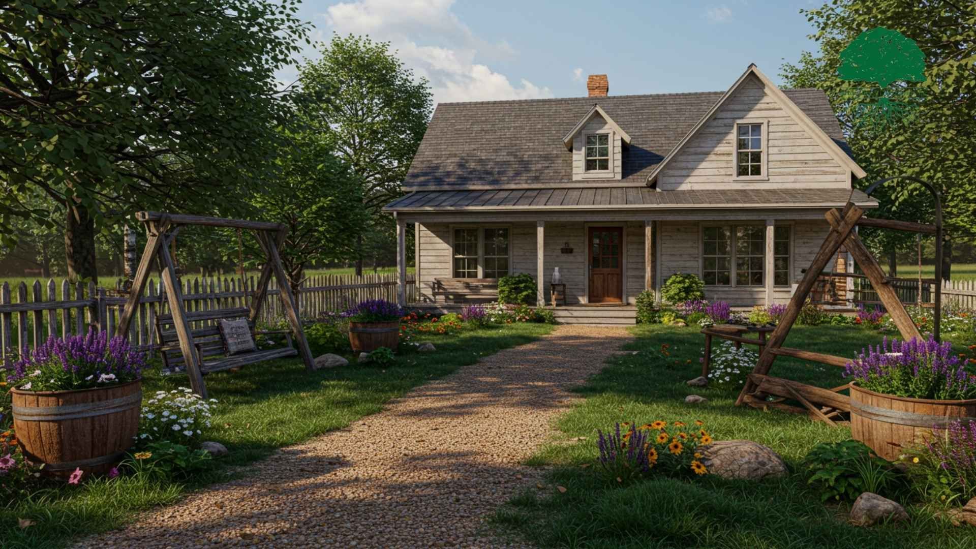 Farmhouse Front Yard Landscaping Ideas: Create a Stunning Rustic Retreat
