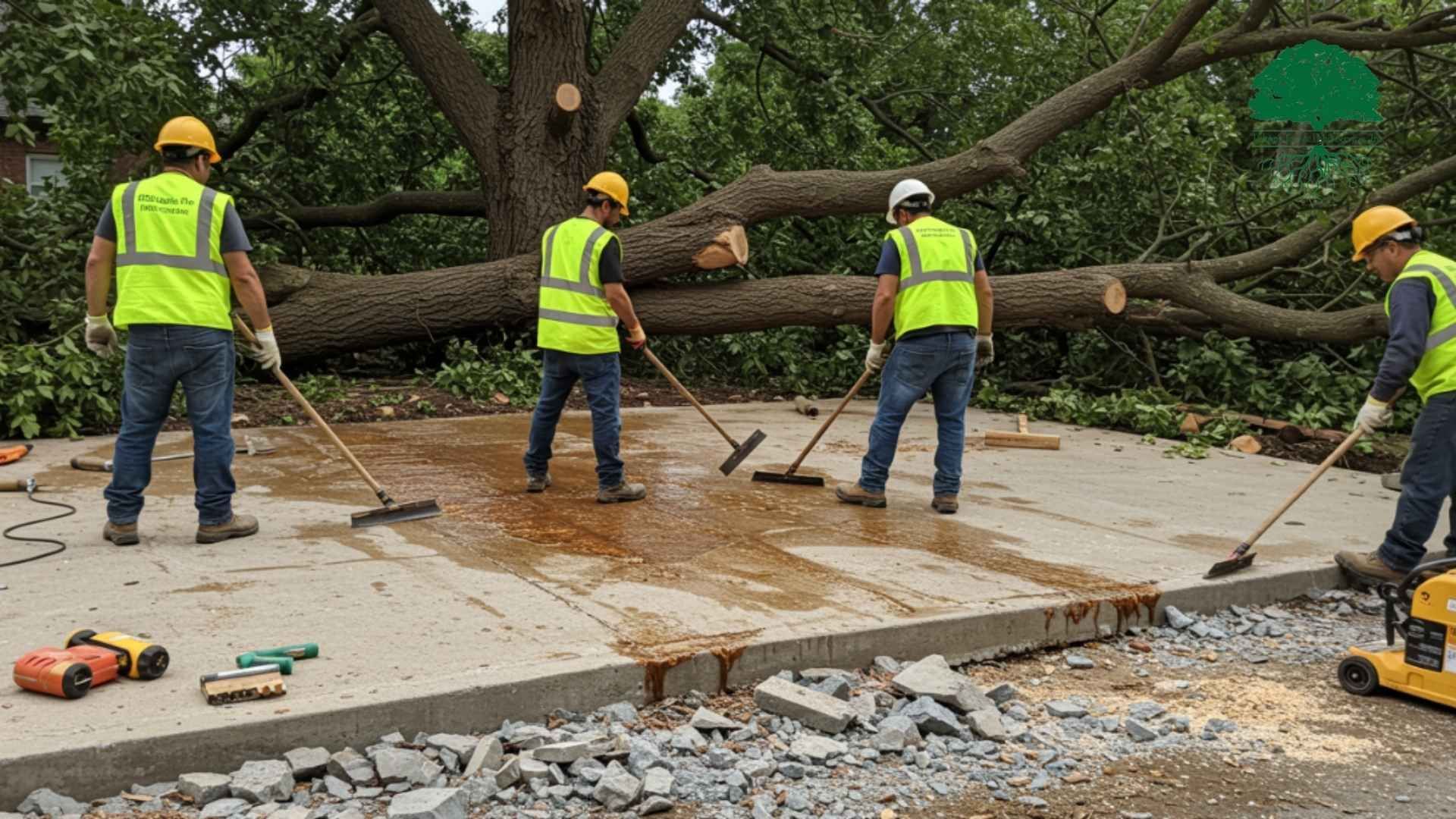 How to Remove Tree Sap from Concrete