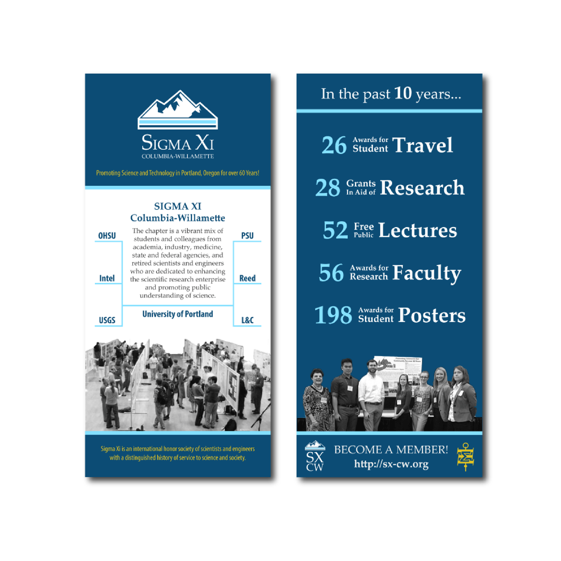 Brochure for Sigma Xi science conference
