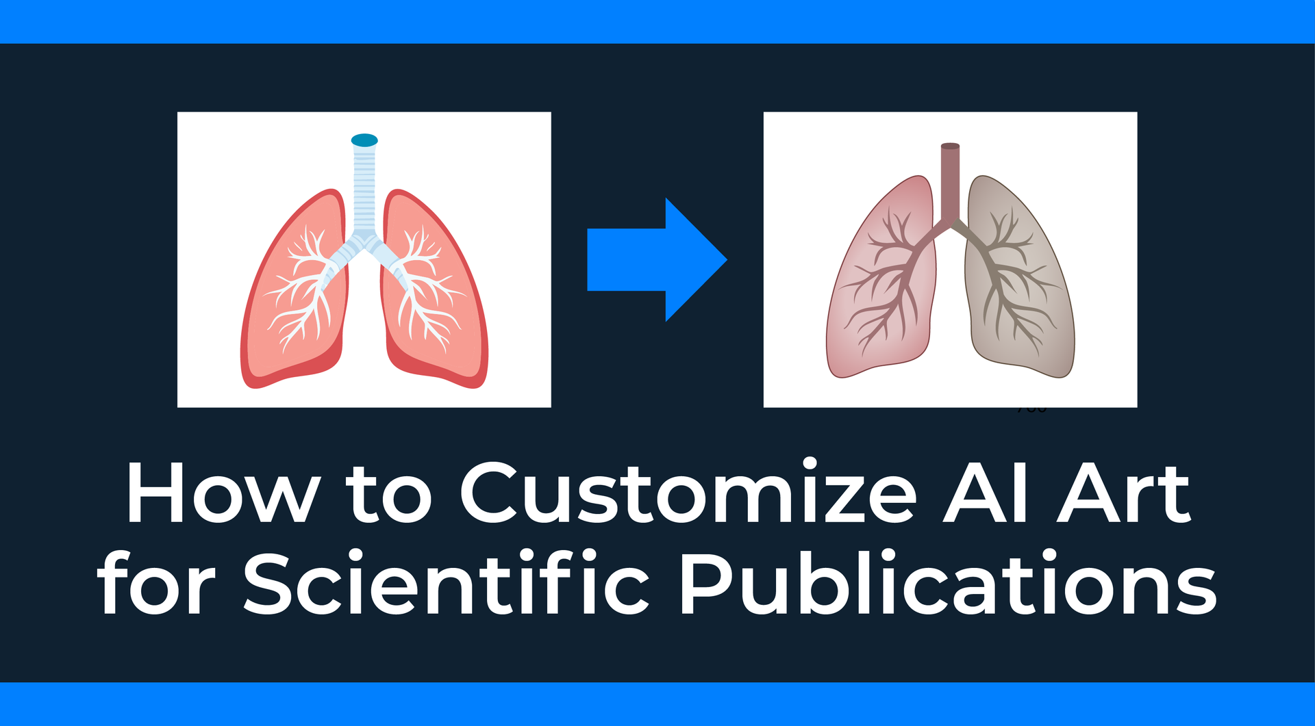 Example of how to customize AI image output for research articles