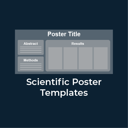 Research poster template icon