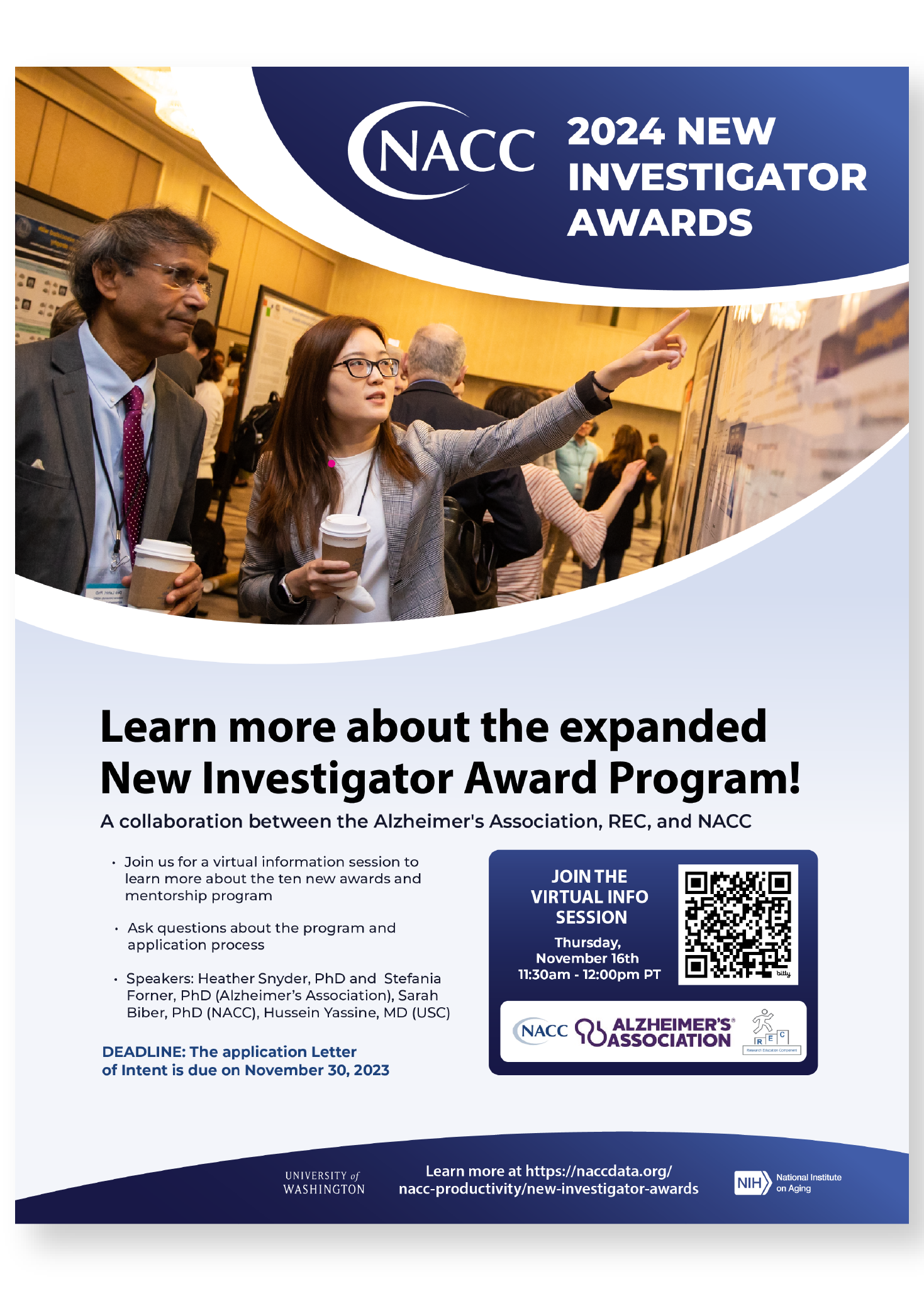 Research investigator award flyer
