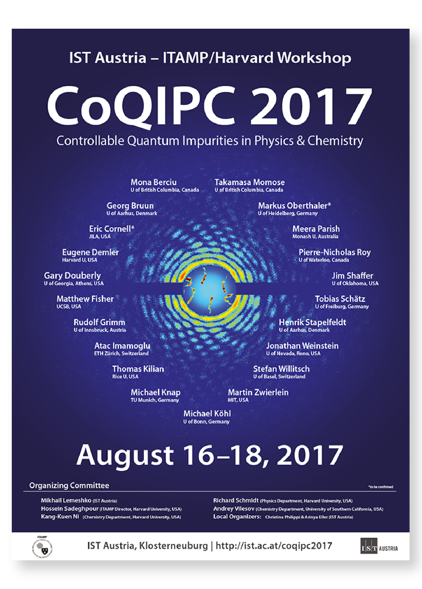 Scientific conference marketing poster