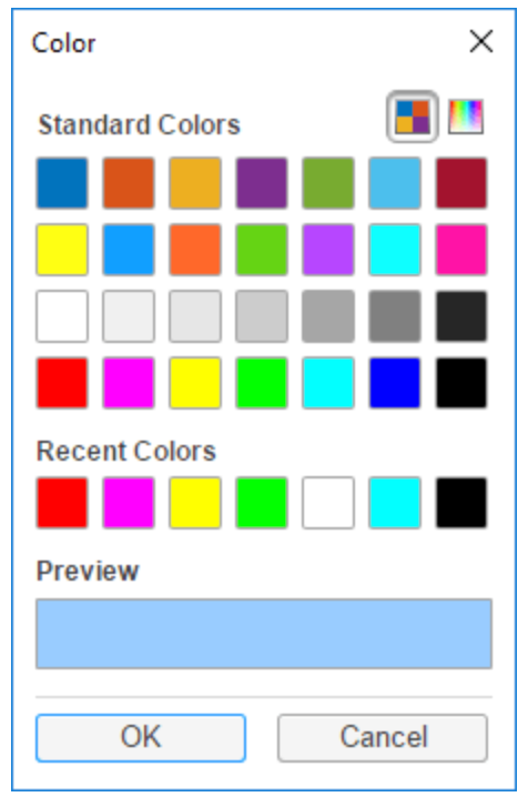 MATLAB color palette example