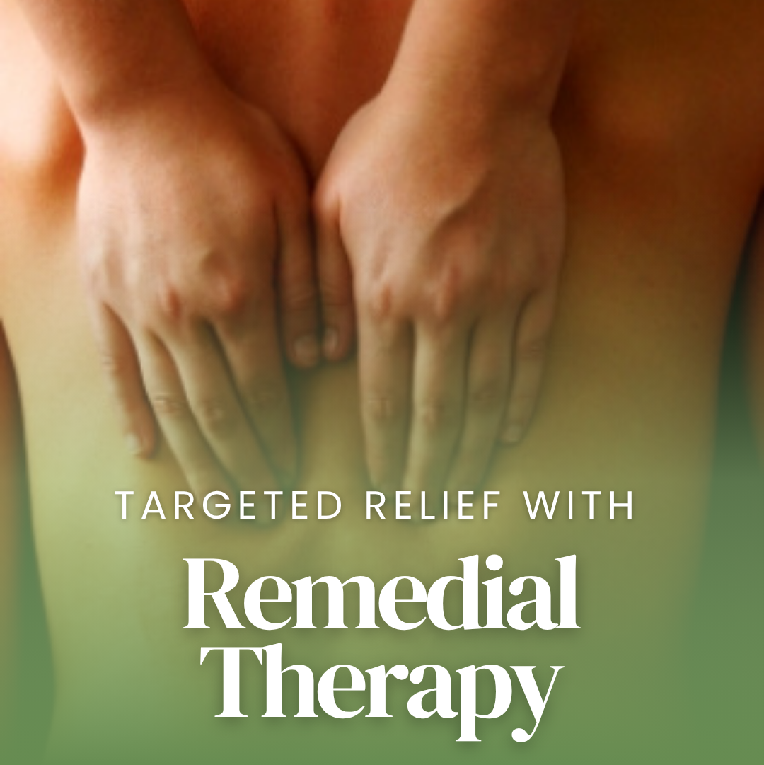 Hands massaging a back — Innovated Wellness–Cathie Barnes in Yeppoon, QLD