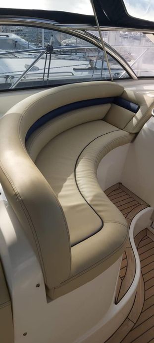 upholstery on a boat